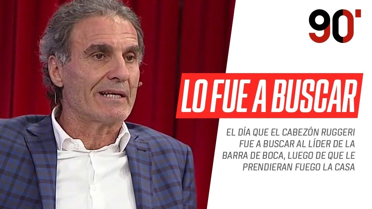 ¡QUÉ MOMENTO! El día en el que #Ruggeri fue a buscar ¡al líder de la barrabrava de #Boca!