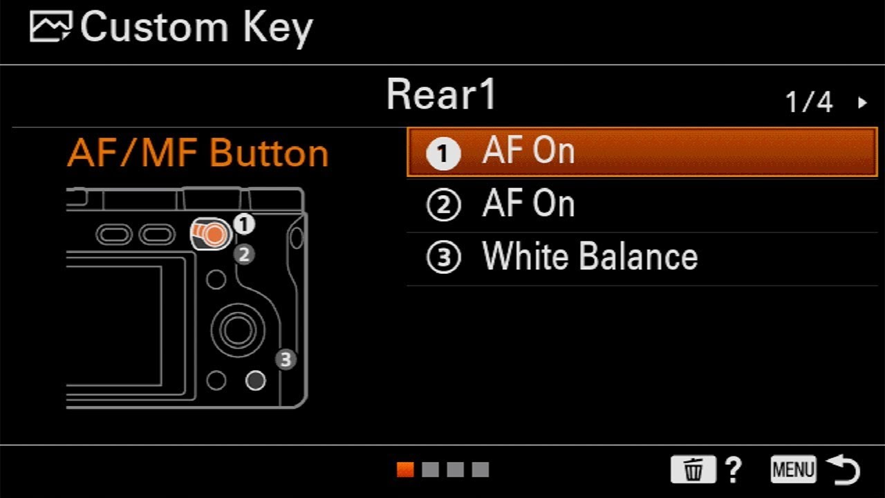 Руководство по настройке фокусировки с помощью задней кнопки Sony a6400