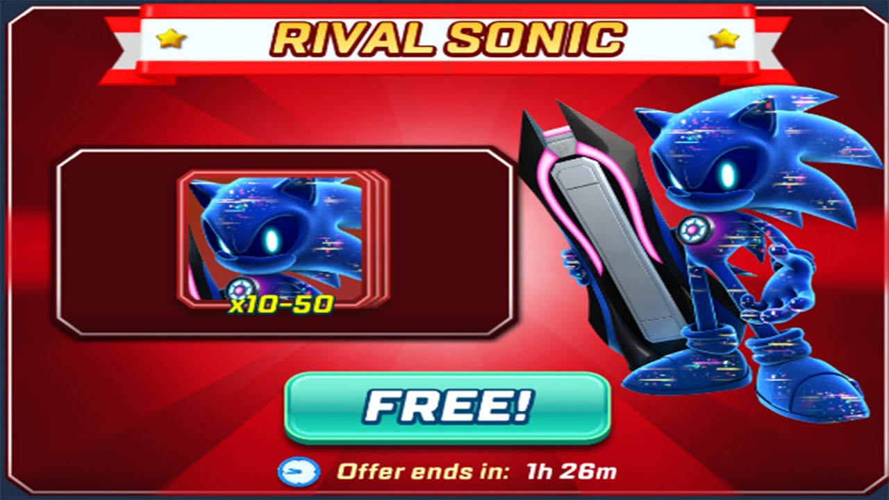 Sonic Forces Speed Battle - Challenger Rapid Recap | Playing as Rival Sonic (android, ios) Gameplay