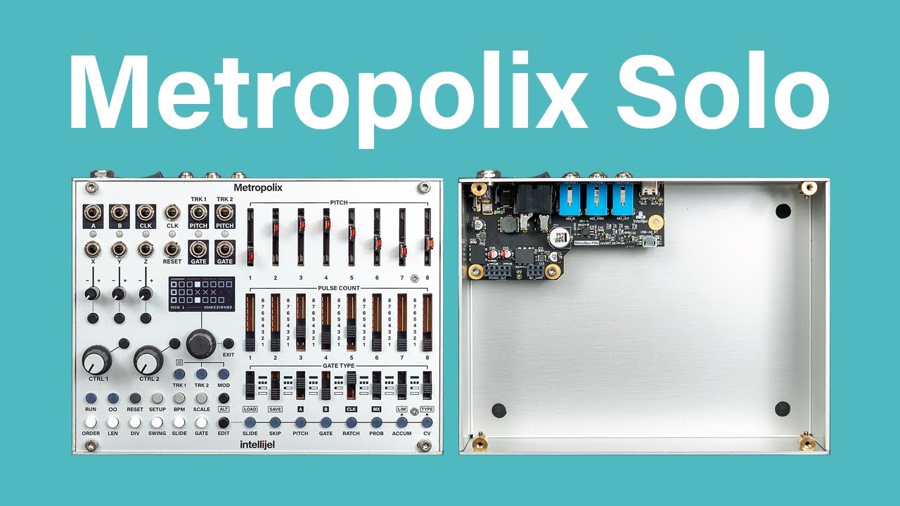 Intellijel Metropolix Solo -  Desktop Sequencer with MIDI