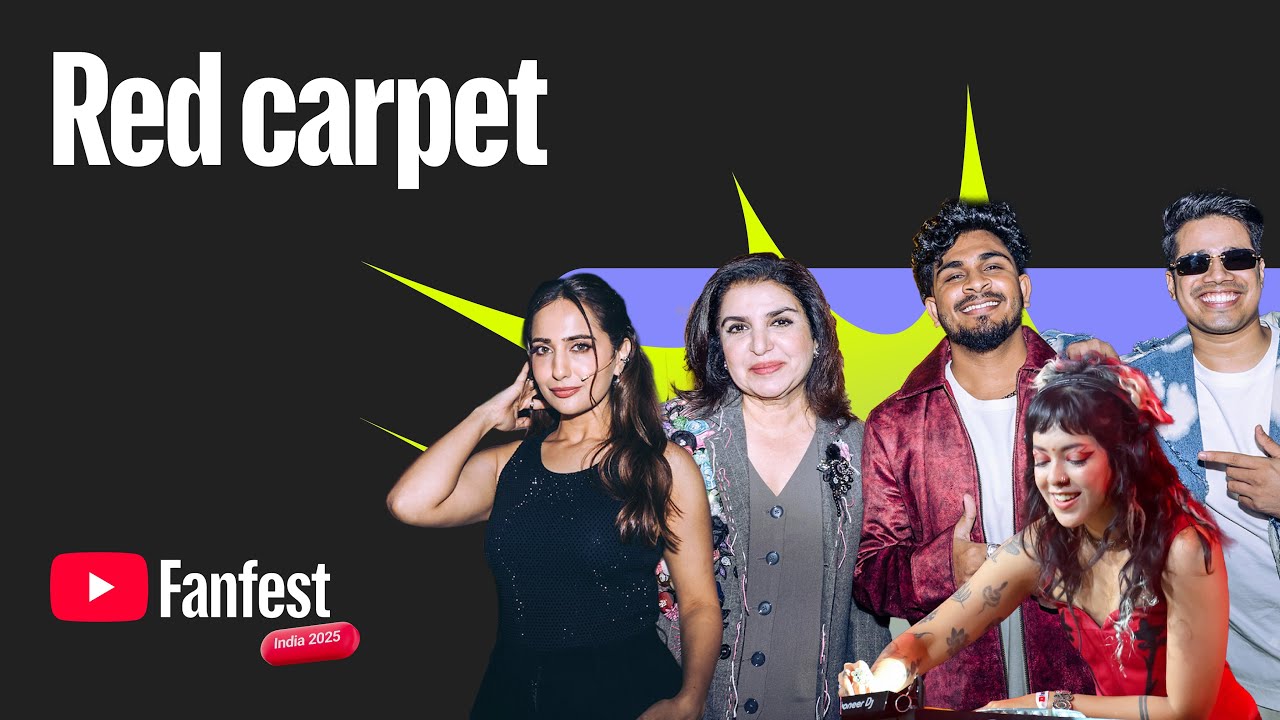 Red Carpet | YouTube Fanfest India 2025