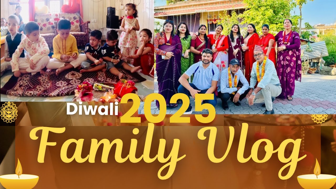 Happy vai tike (Diwali) #diwali #familyvlog #love 