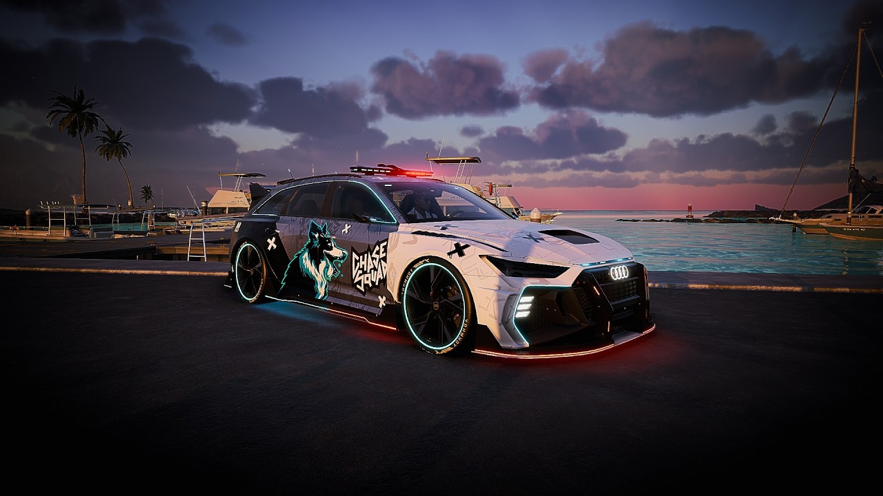 AUDI RS6 AVANT *CHASE SQUAD EDITION* ( THE CREW MOTORFEST ) NO COMMENTARY
