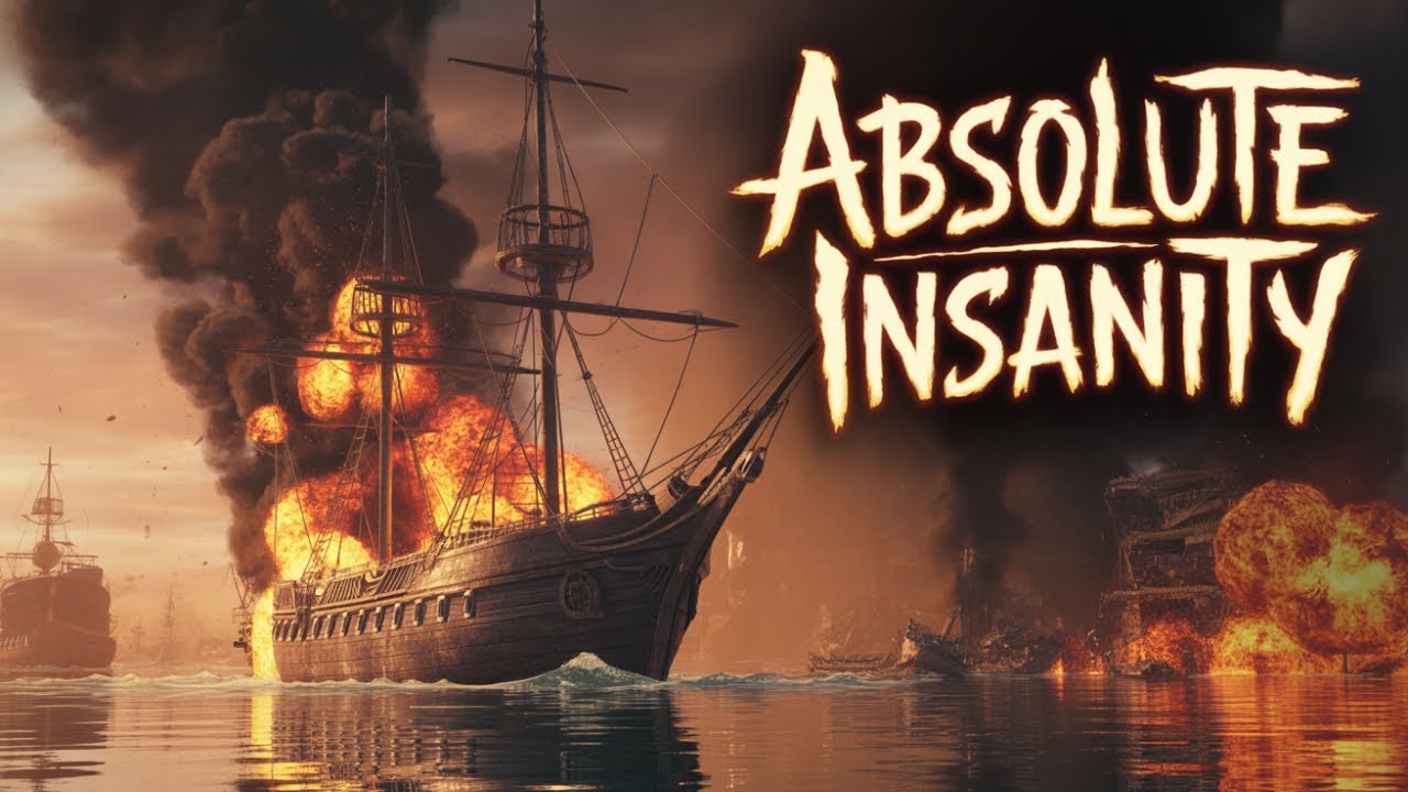 Самая хаотичная игровая сессия в Sea of ​​Thieves за всю историю.