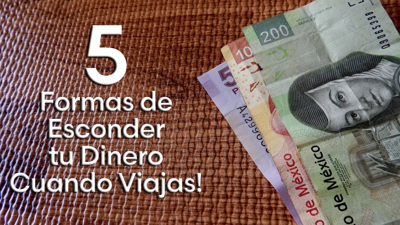 5 Formas para esconder dinero cuando viajas