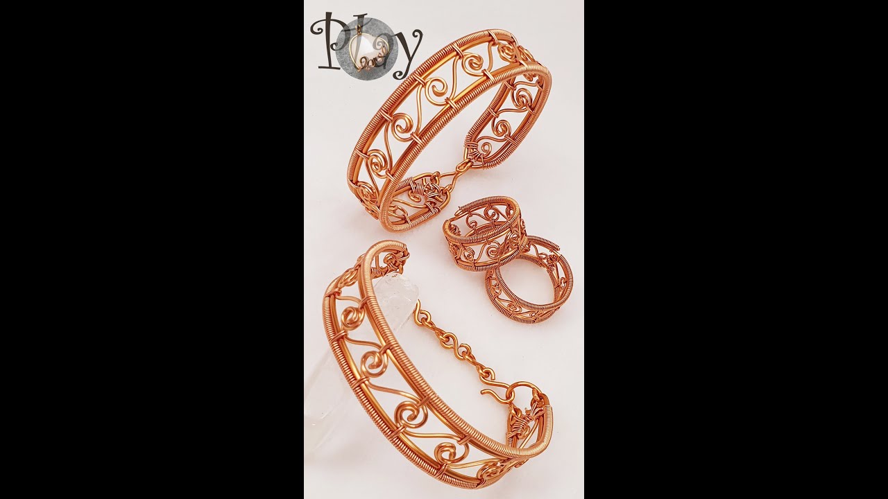 Play with wire | Sea wave | Cuff bracelet | thick bangles | Unisex @LanAnhHandmade 668 #Shorts