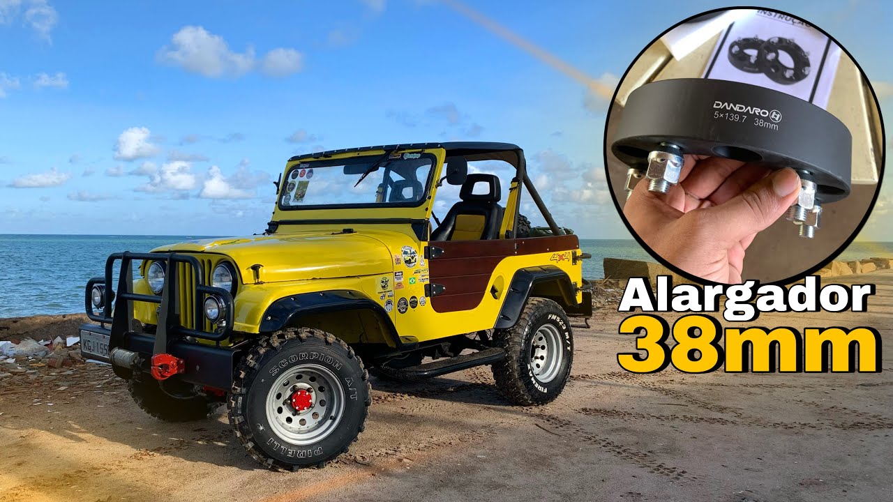 Instalação Do Alargador De Roda No Jeep Willys - Espaçador Dandaro 38mm!