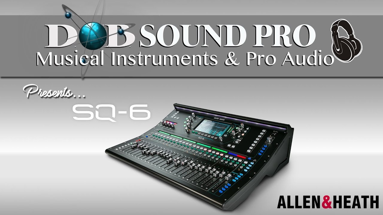 Allen & Heath SQ-6 Digital Mixing Consoles Review & Tutorial by Daniel Villegas of Harmony Sound