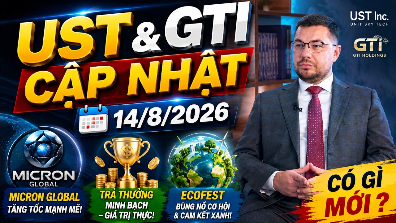 👉 UST & GTI UPDATE 8/14/2026 - What's New with Micron Global, Rewards & EcoFest?