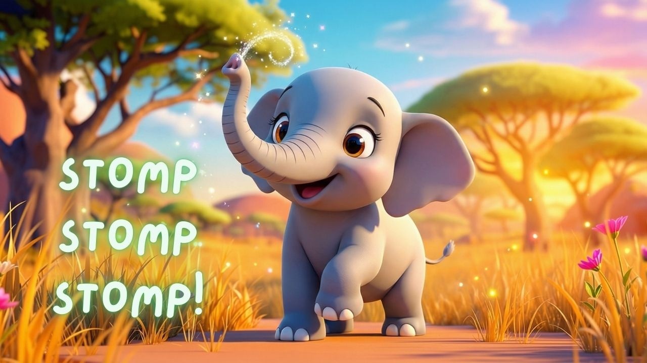 Elephant Stomp Stomp | Kids Dance Song & Nursery Rhyme
