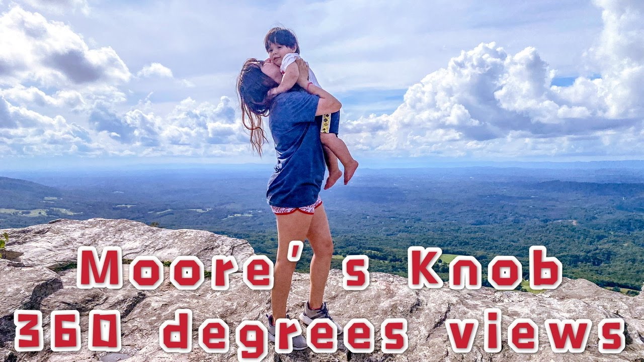 Moore’s Knob hiking trail | Hiking trail awesome views | Hanging Rock State Park Moore's Wall