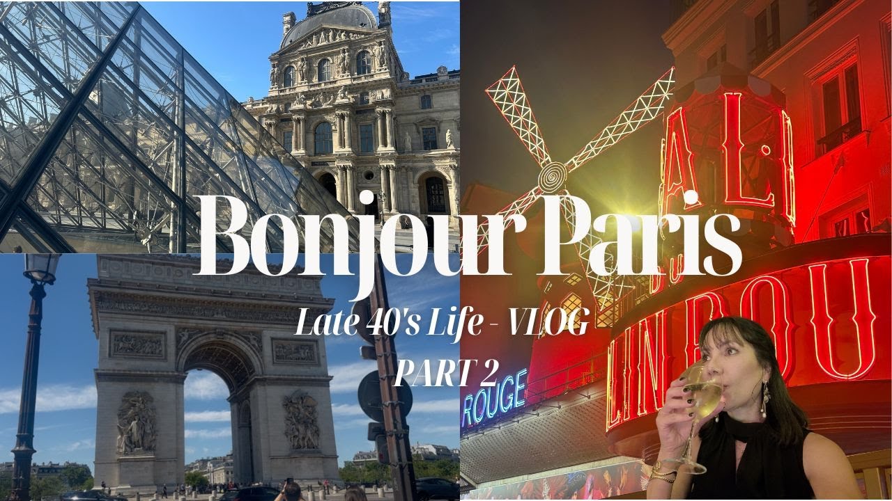 Paris Part 2 Solo Travel  VLOG - Notre Dame, Louvre, Moulin Rouge, Night Tour, Polene