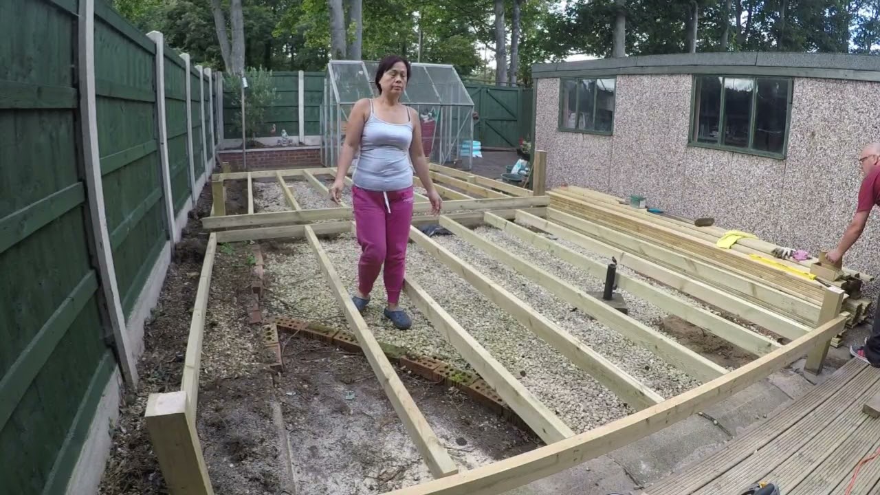 DIY Decking = garden transformation
