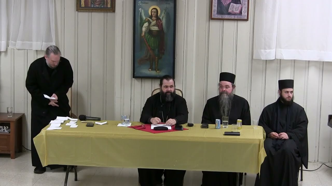 Q&A after About Watchfulness - Bishop Emilianos