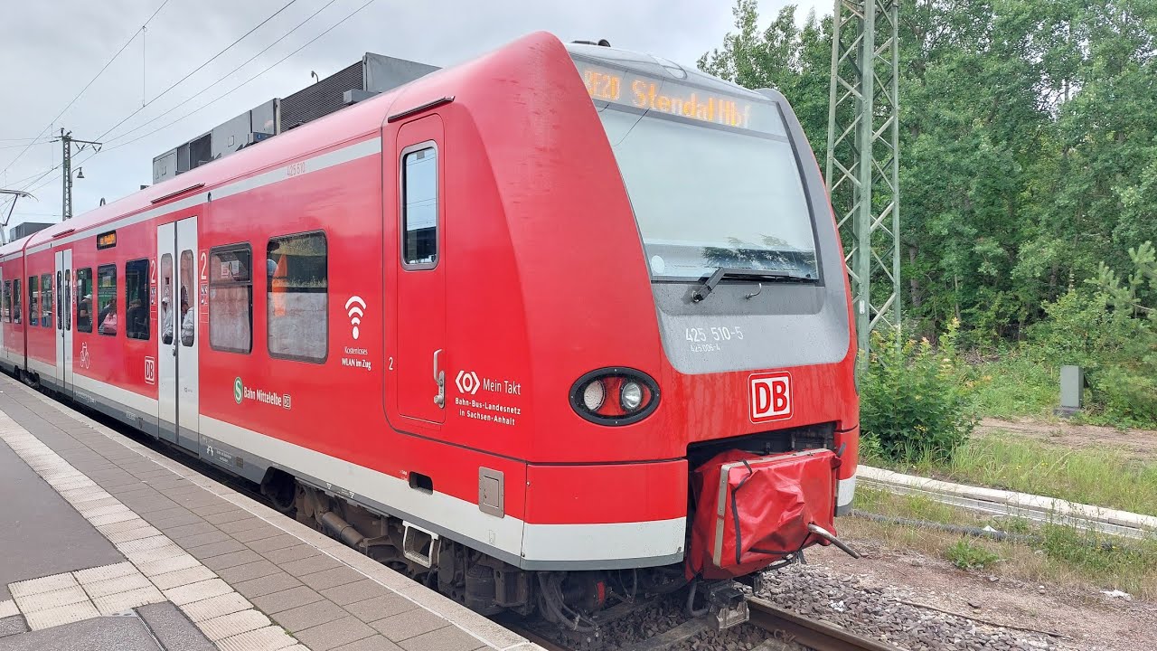 Mitfahrt in der RE20 von Fleetmark bis Stendal Hbf in der BR 425 510-4 von DB Regio @jimmyu8283