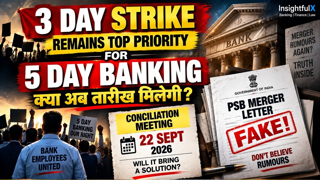 UFBU Strike & 5 Days Banking CLC Meeting Announced | PSB Banks Mega Merger fake letter