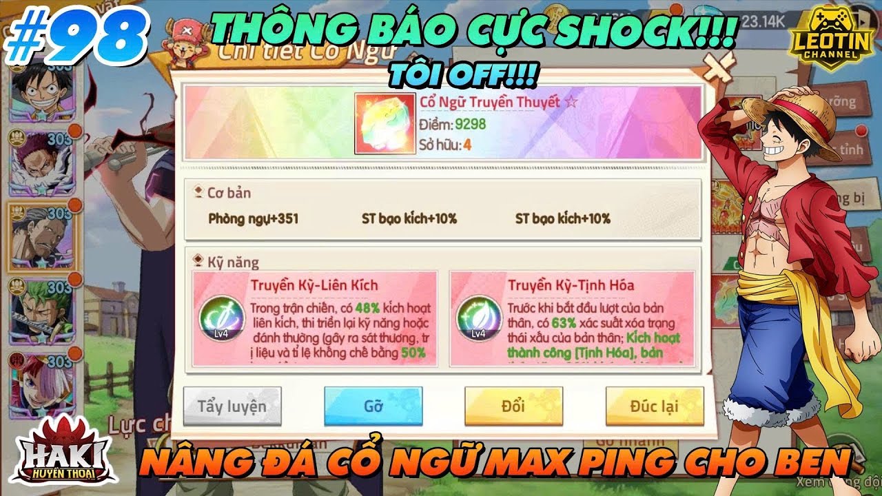 HAKI HUYỀN THOẠI - #98 TIN SHOCK!! Đ&Agrave;NH N&Oacute;I LỜI CH&Agrave;O TẠM BIỆT - CUỘC VUI N&Agrave;O CŨNG C&Oacute; L&Uacute;C T&Agrave;N PHAI