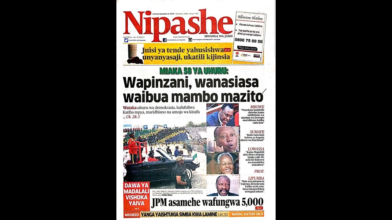 Wapinzani, wanasiasa waibua mambo mazito 9 Disemba.