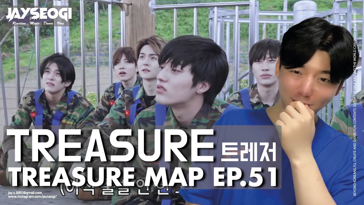 [ENG SUB][TREASURE MAP] EP.51 🔥 이것이 트레저의 팀워크다악! 🔥 극기 훈련 캠프 REACTION