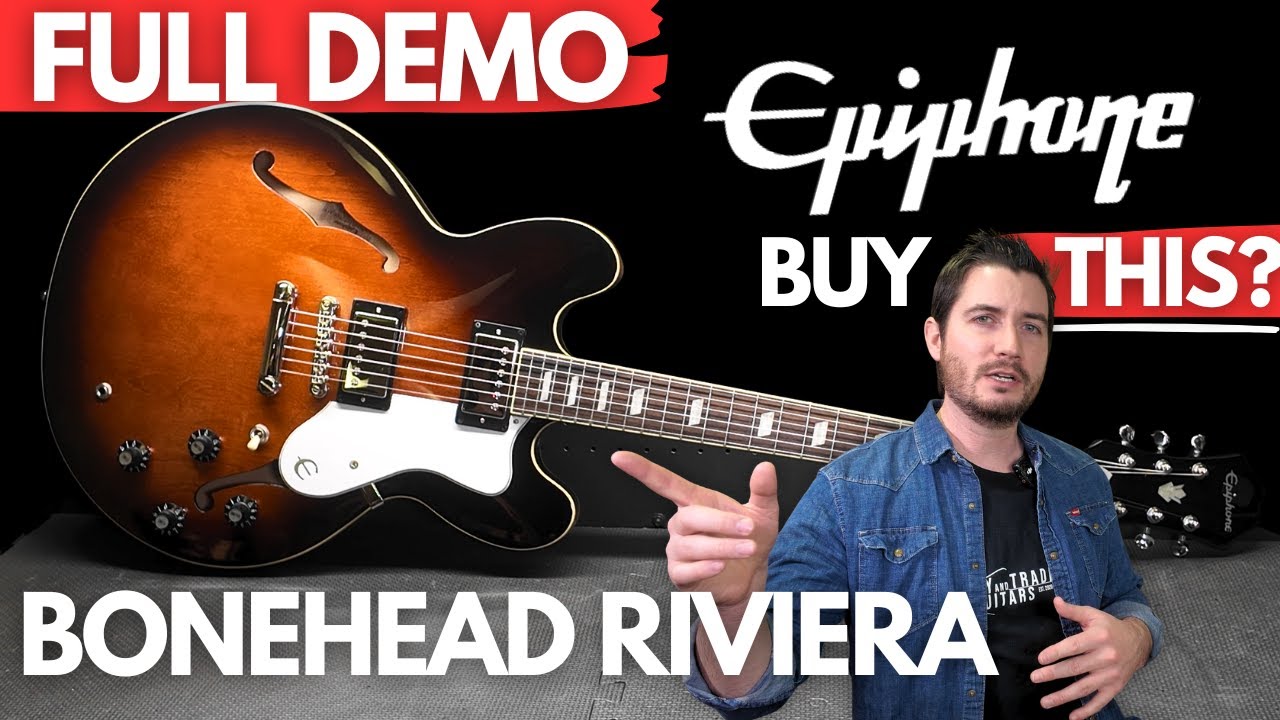 Epiphone Bonehead Riviera: Лучшая полуполая гитара?