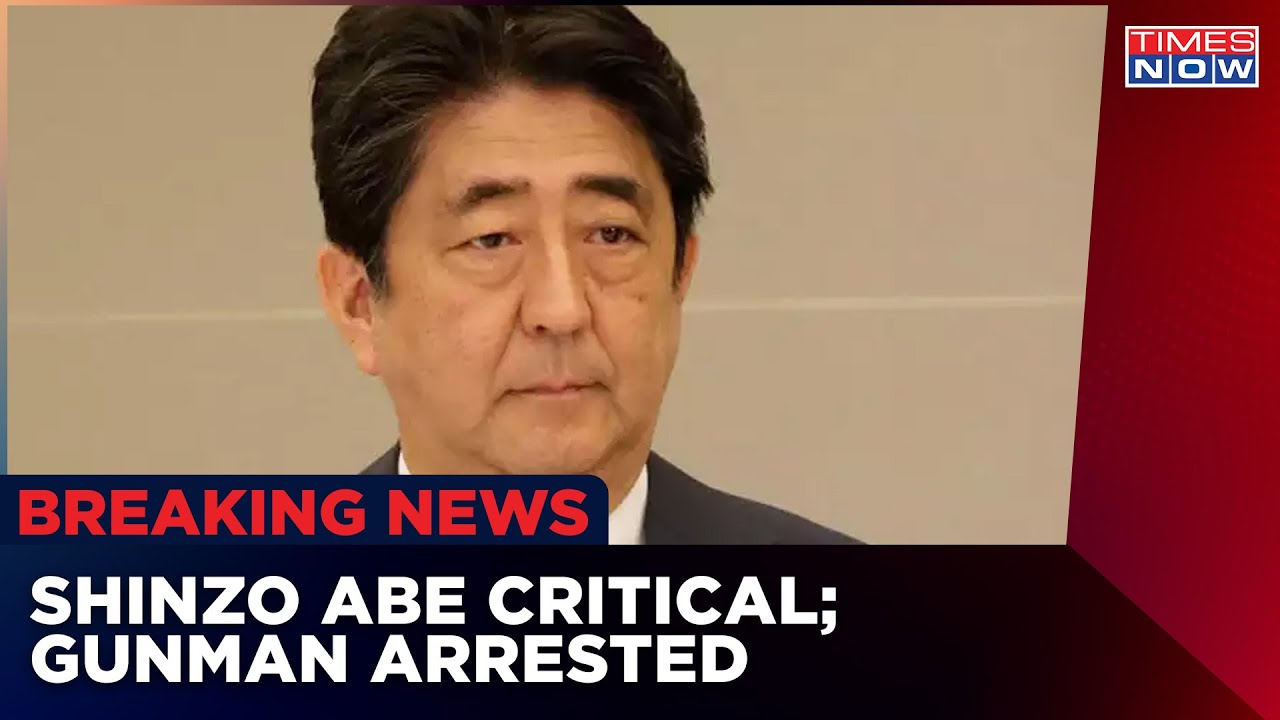 Shinzo Abe Attacked From Behind; Gunman Arrested | Ex-Japan PM Lies Critical | Breaking News