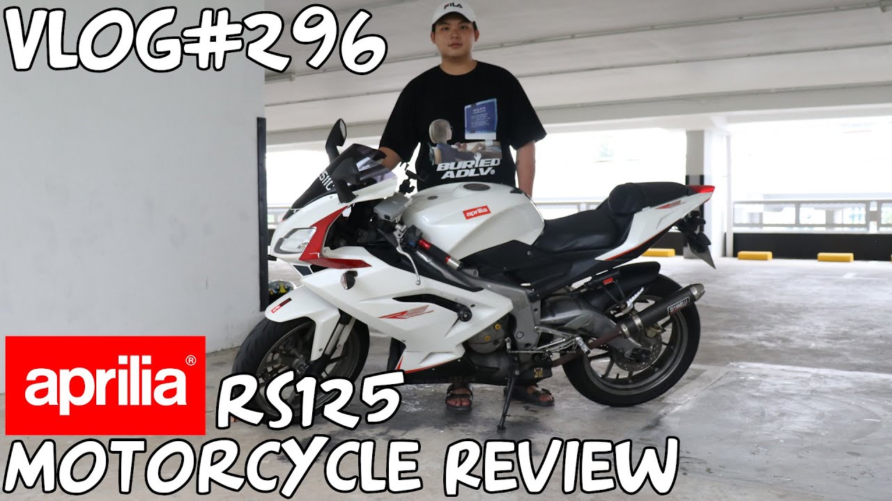 Видеоблог №296 Обзор мотоцикла Aprilia RS125 в Сингапуре
