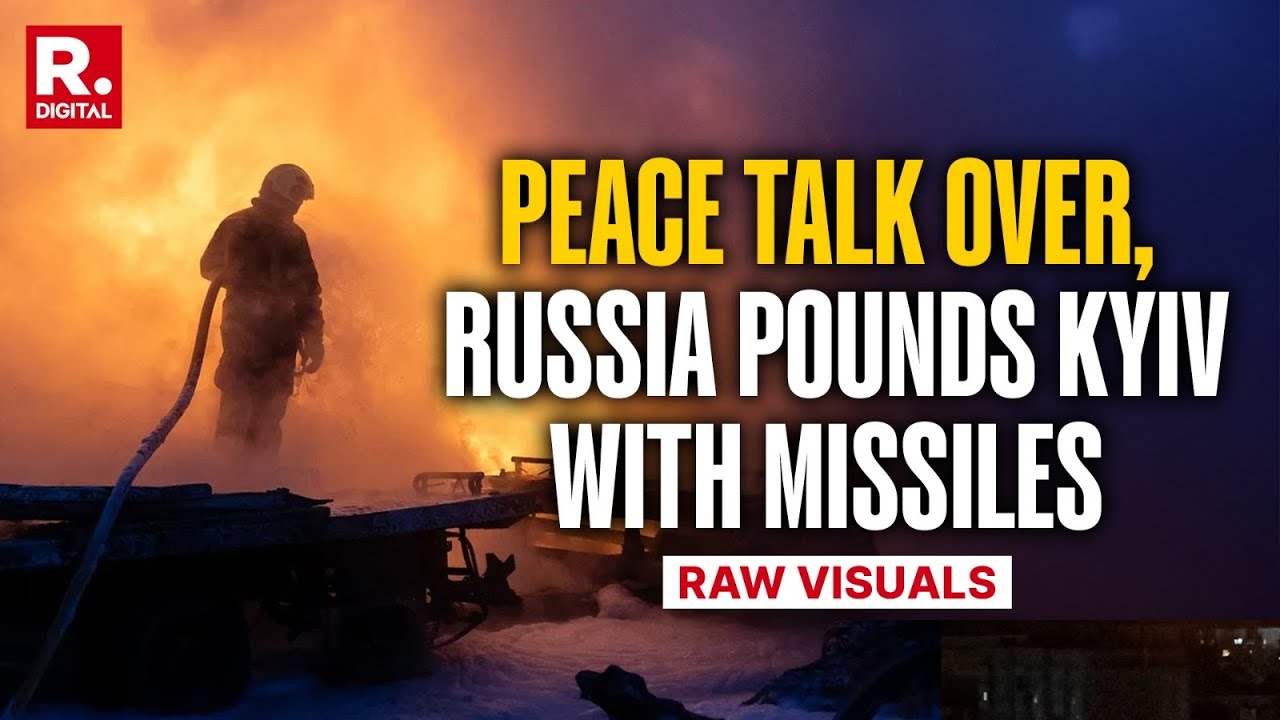 Kyiv Hit by Missiles During US-Brokered Russia-Ukraine Peace Talks