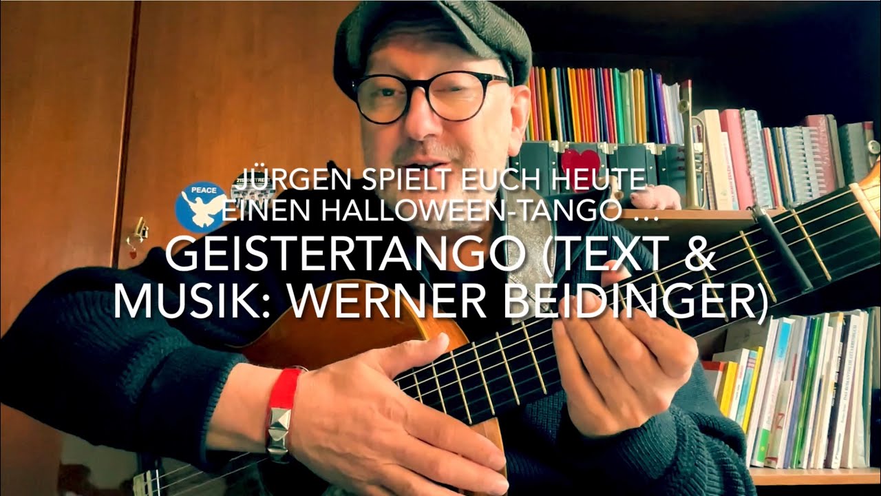 Geistertango (Text & Musik: Werner Beidinger) gespielt, gesungen und interpretiert von Jürgen Fastje
