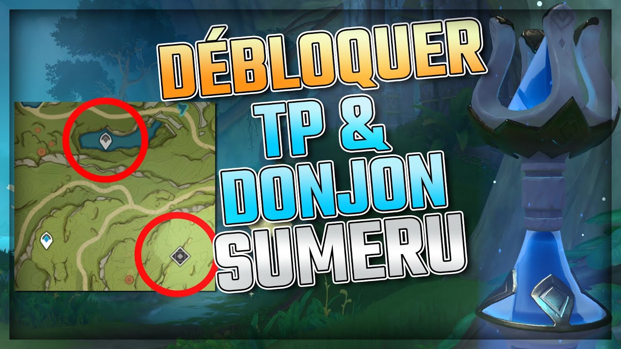 DÉBLOQUER le TP & DONJON à SUMERU au CHAMP de VISSUDHA | Résolution des énigmes | Genshin Impact