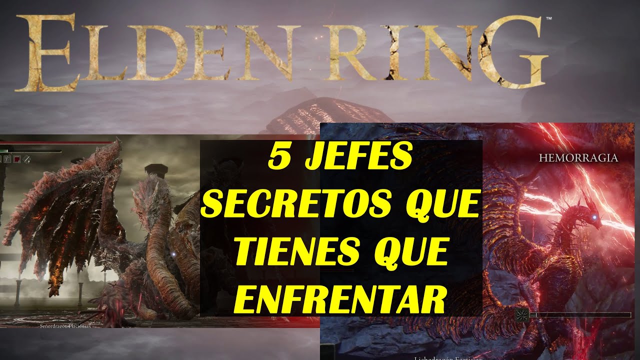 Elden Ring 5 JEFES SECRETOS que tienes que eliminar