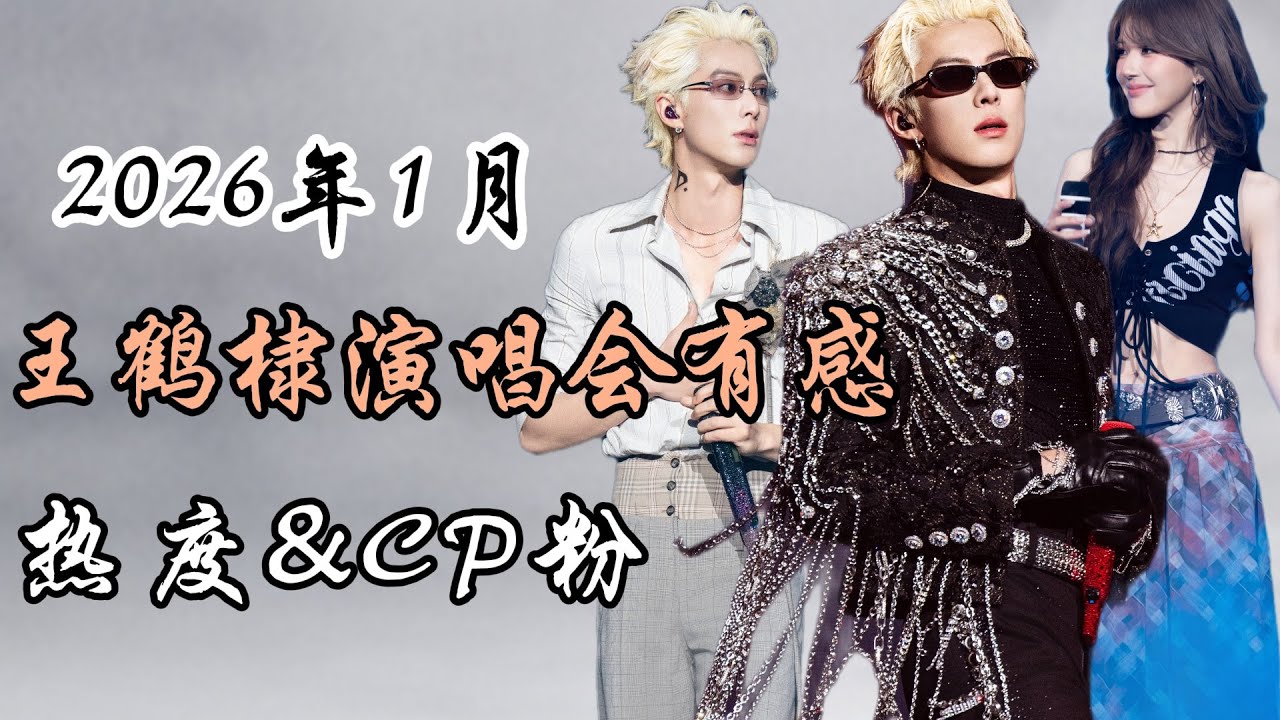 2026年1月王鹤棣演唱会 热度拉满，CP粉破防！Wang Hedi’s January 2026 Concert: Heat Level MAX