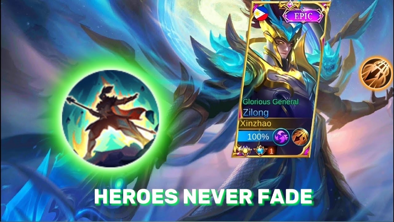 HEROES NEVER FADE ZILONG - MLBB