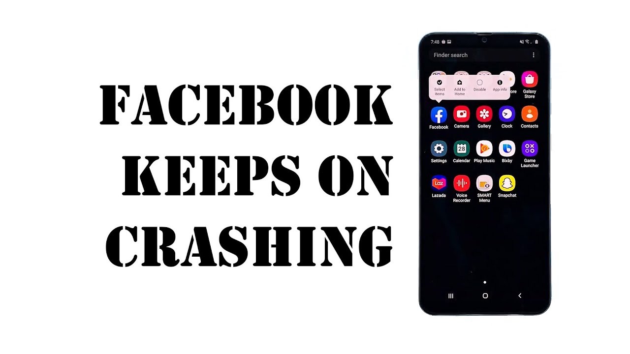 Facebook keeps stopping on Samsung Galaxy A50. Here’s the fix.