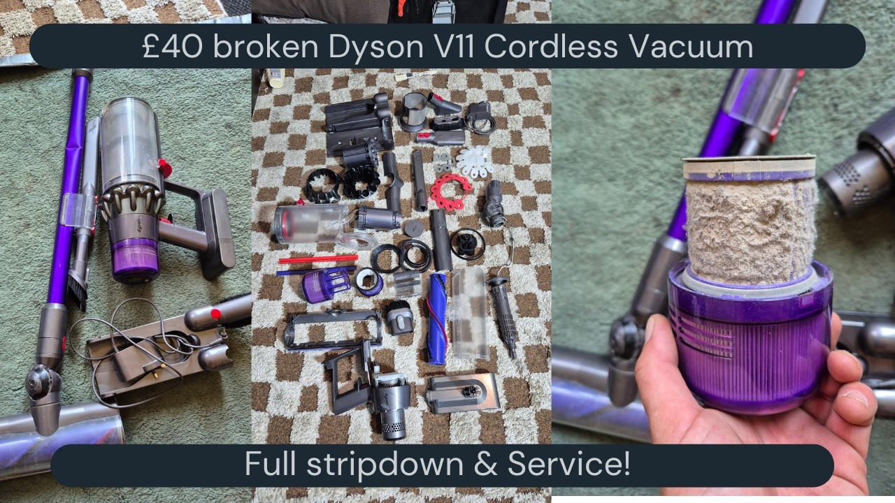I bought a &pound;40 broken Dyson V11 - Let's restore it back to brand new!