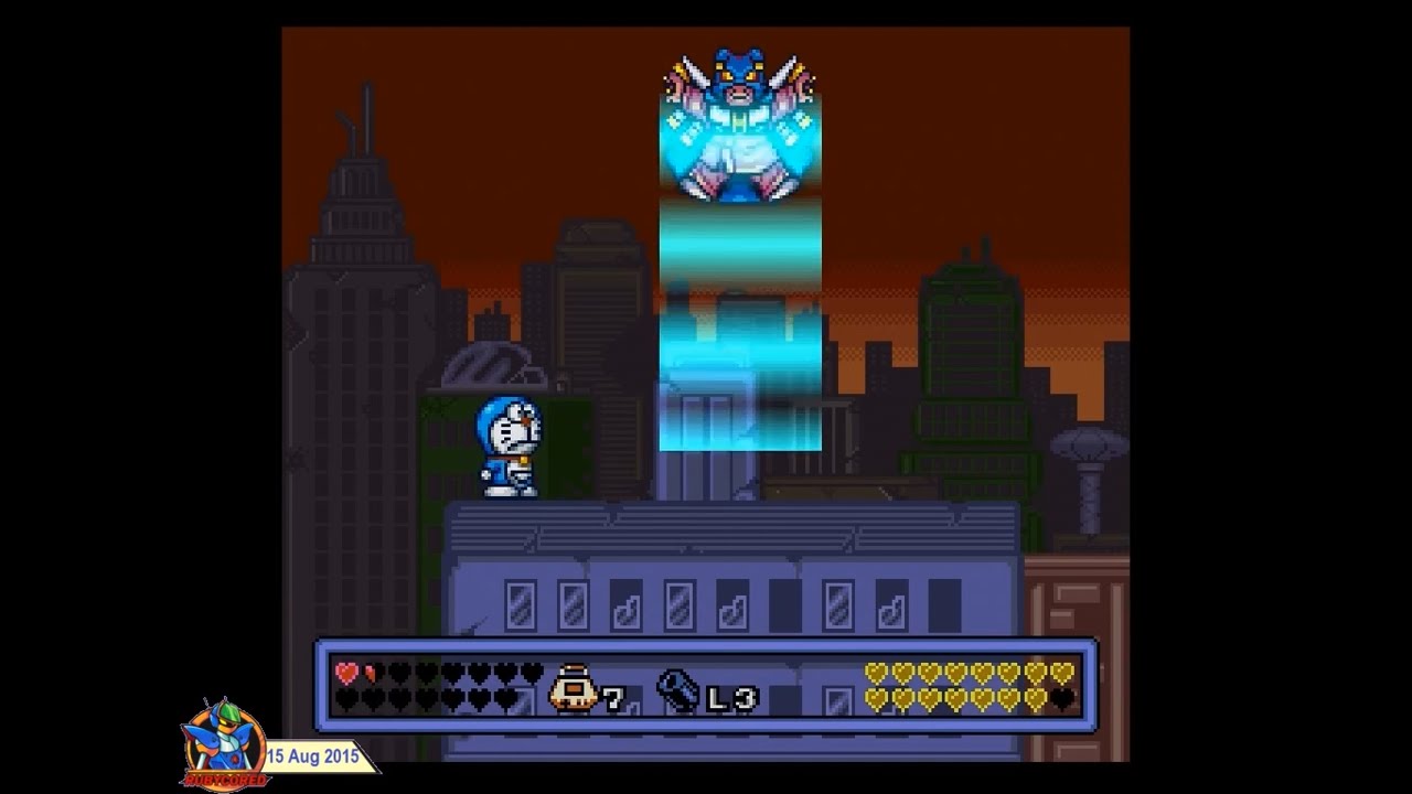 Doraemon 3: Jewel of Time (1994, SNES) - 5 of 5: Futuristic Ruins [720p60]