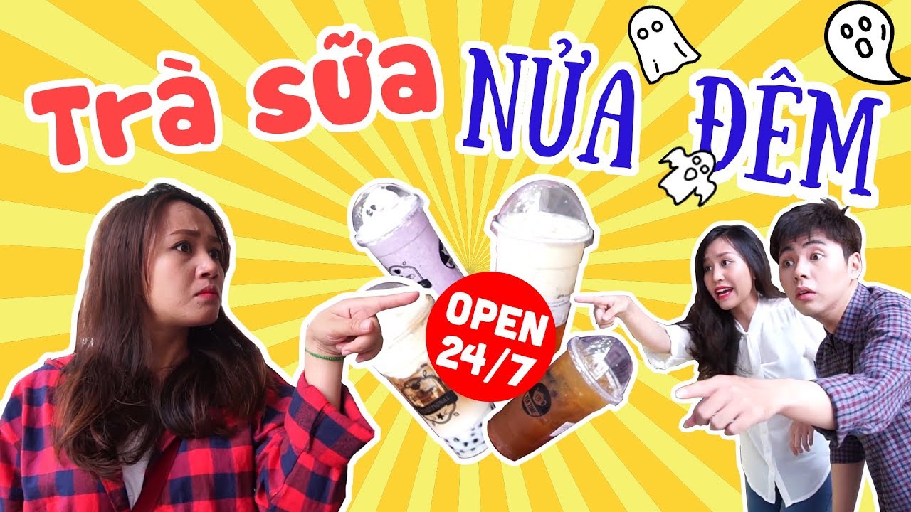 HÔM NAY ĂN GÌ - TRÀ SỮA TEA TIME 24H: CỰC NGON, NỬA ĐÊM CŨNG BÁN