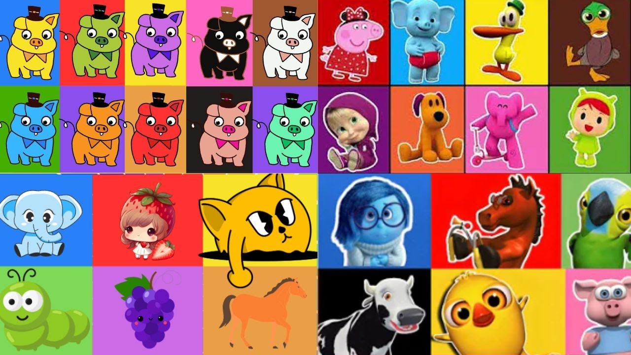 Canción de los Colores | La Granja Zenon | Reino Infantil | Video Infantil