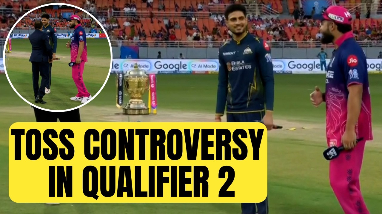 IPL 2026: Toss happens twice, controversy erupts in GT vs RR Qualifier 2 match |Sports Today