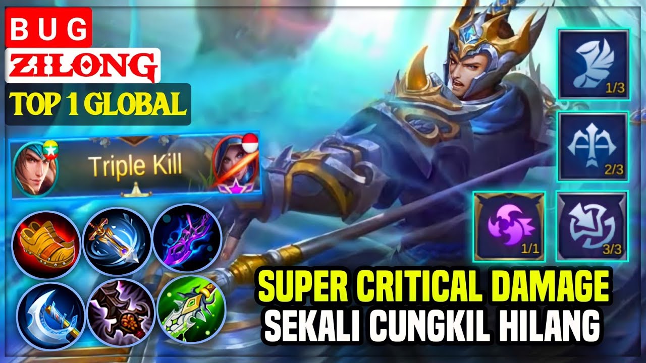 Zilong Top 1 Global Build 2021 | Mobile Legends