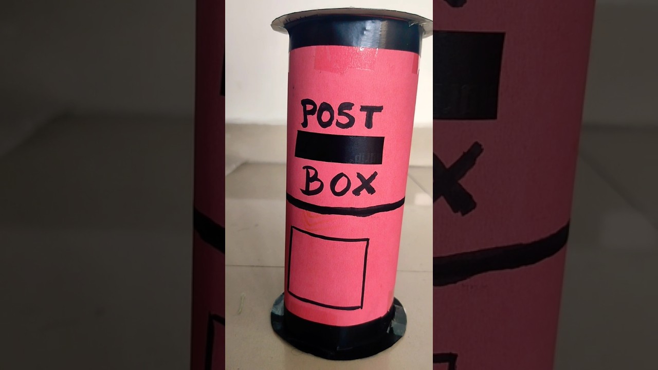 Post box making ideas like,share,subscribe 