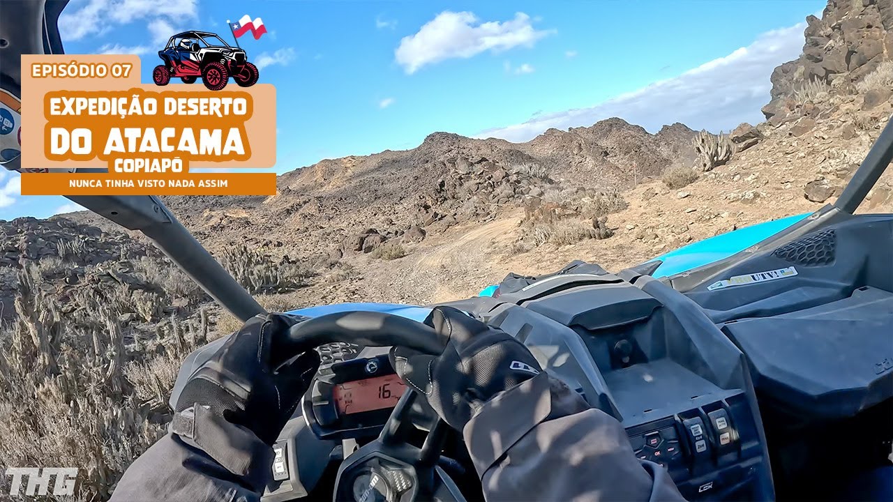 Andando de utv na lua Expedi&ccedil;&atilde;o Deserto do Atacama Copiapo Ep.08