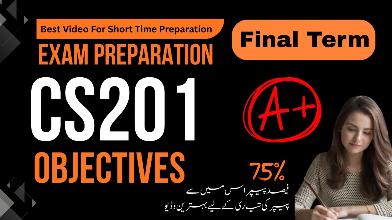 cs201 final term preparation  || CS201 final term MCQS || cs201 Final Term current paper || CS201 ||