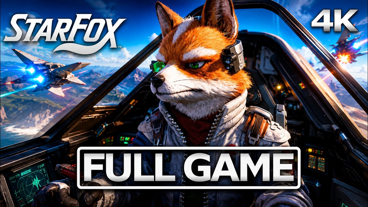 STAR FOX 64 REMAKE Full Gameplay Walkthrough /No Commentary【FULL GAME】4K60FPS UHD