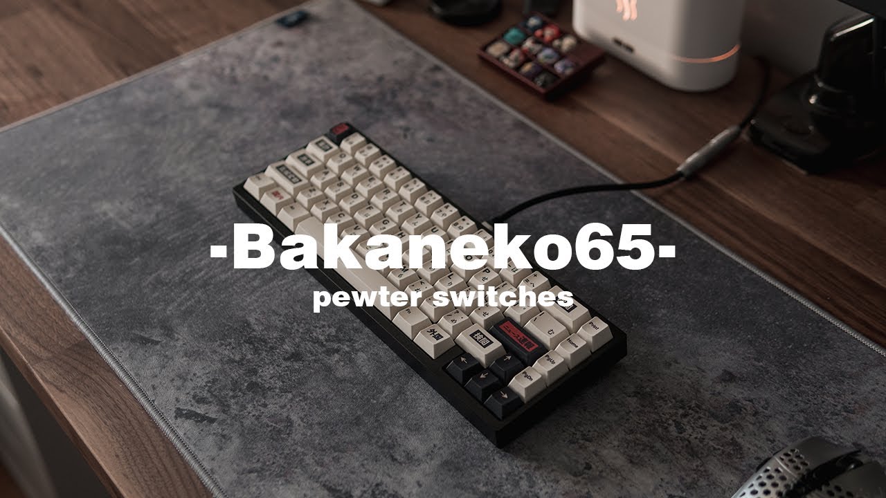 [4k] pewters are nice - bakaneko65 w/ pewter switches | oring mount fr4 plate | sound demo