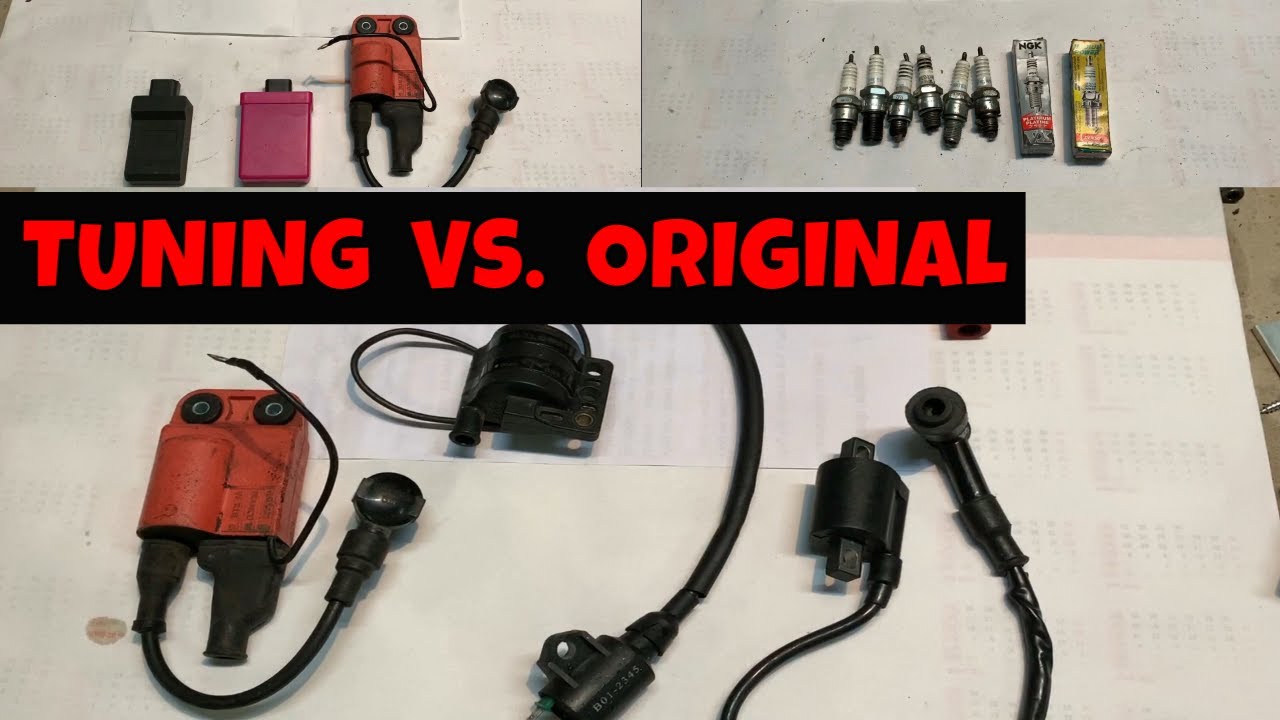 Tuning vs. Original 8 CDI Zündspule Kerzenstecker Zündkerze / Wir vergleichen für euch