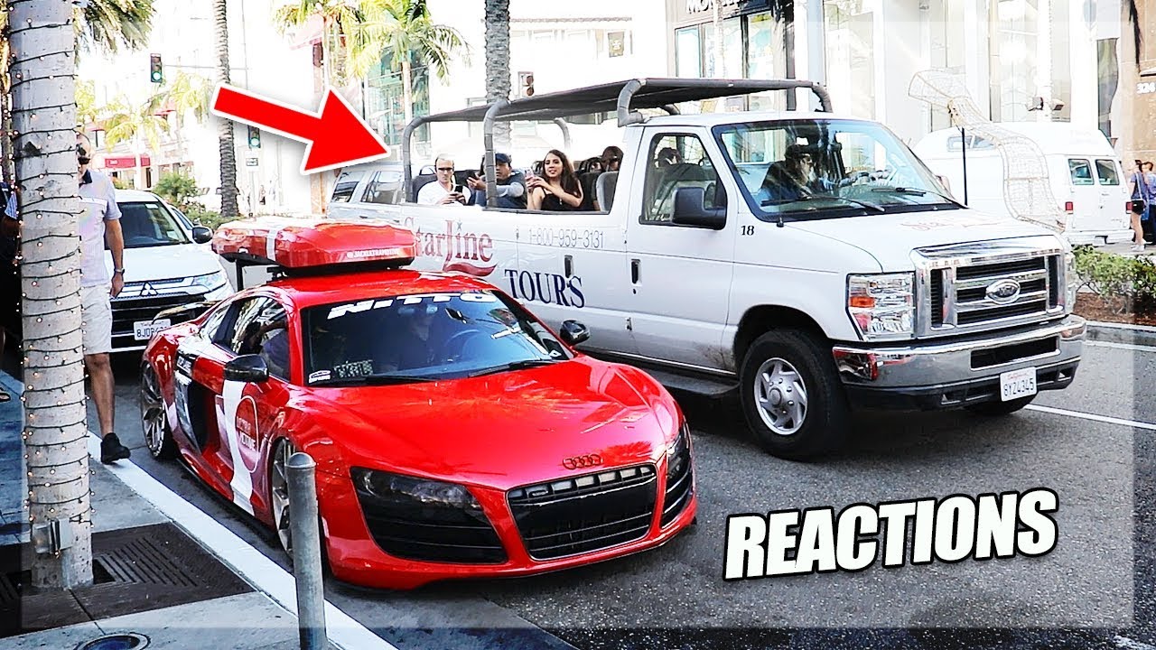 How People React to Airing out a Bagged R8 in Beverly Hills [Ultra Roadtrip Ep.7]