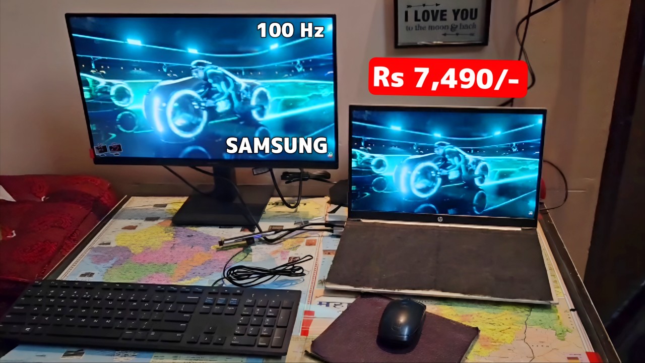 Samsung S3 Flat Monitor (24 Inch 100 Hz Monitor)