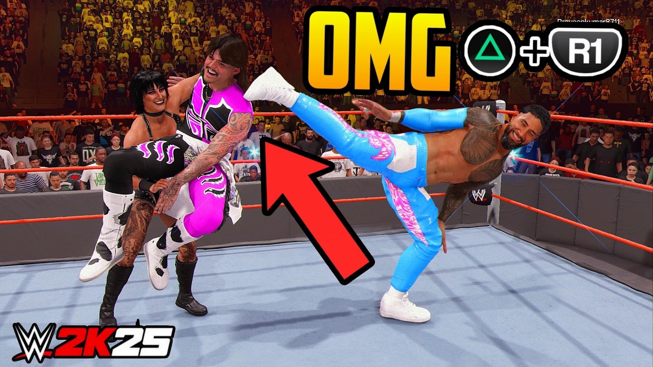 ЛУЧШИЕ комбинации финишеров в WWE 2K24 !!! (Чистый хаос)