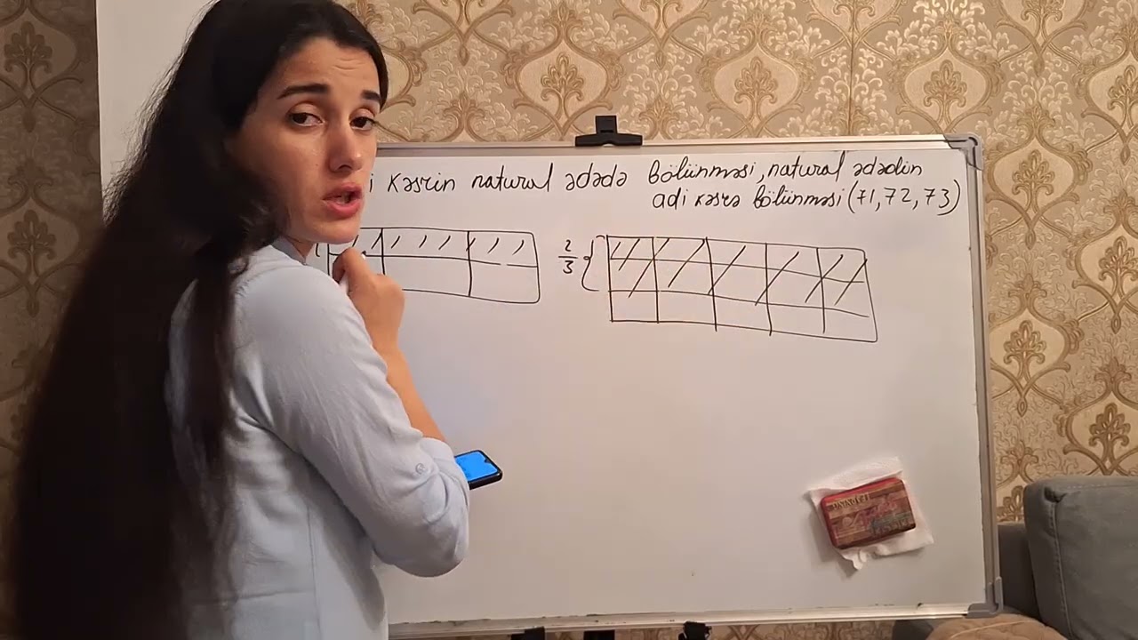 5-ci sinif riyaziyyat səh 71,72, 73 Adi kəsrin natural ədədə bölünməsi, Natural ədədin adi kəsrə böl