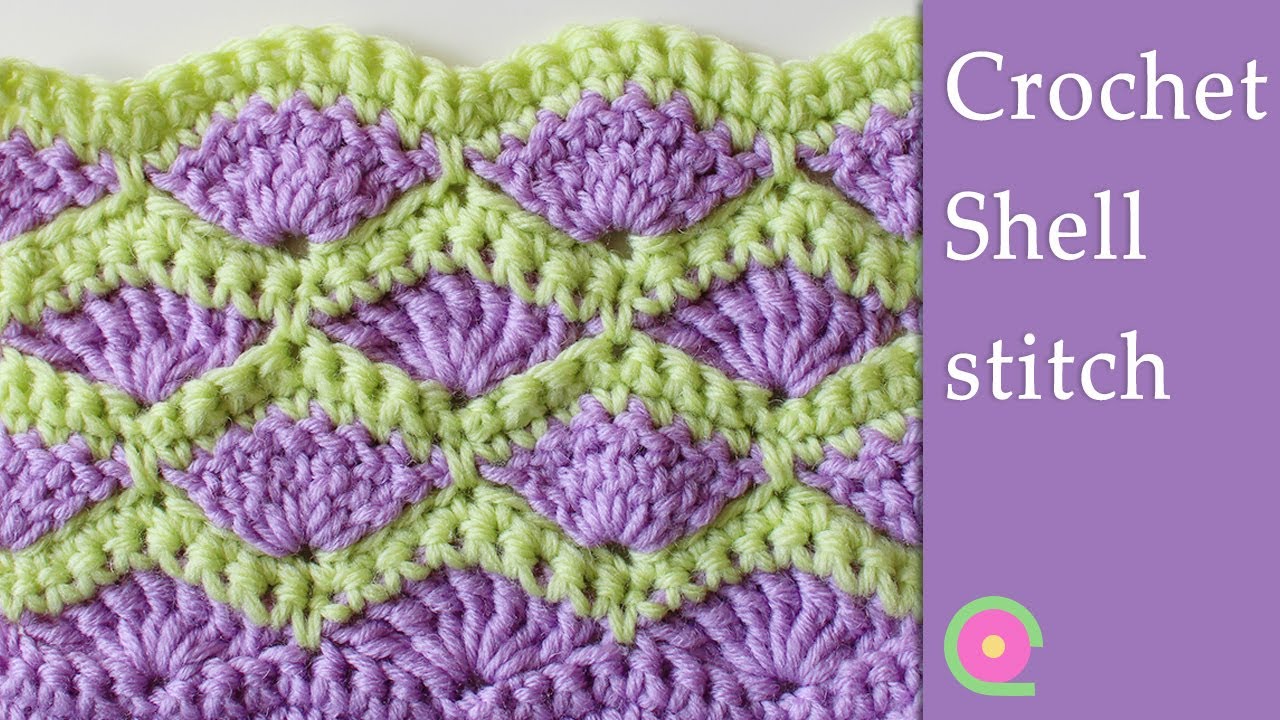 Shell stitch - Crochet stitch tutorial
